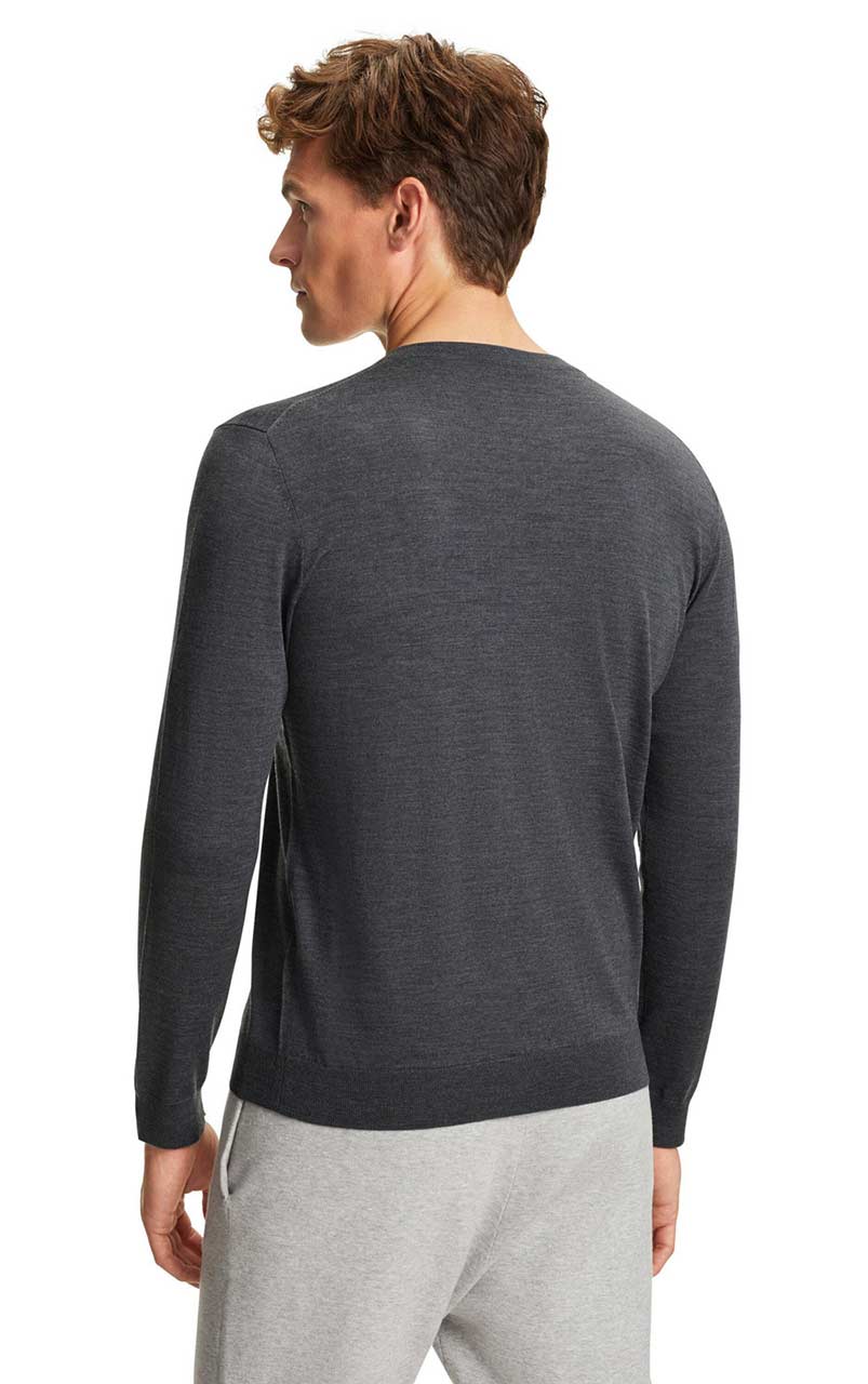 Men´s  V-Neck dark grey