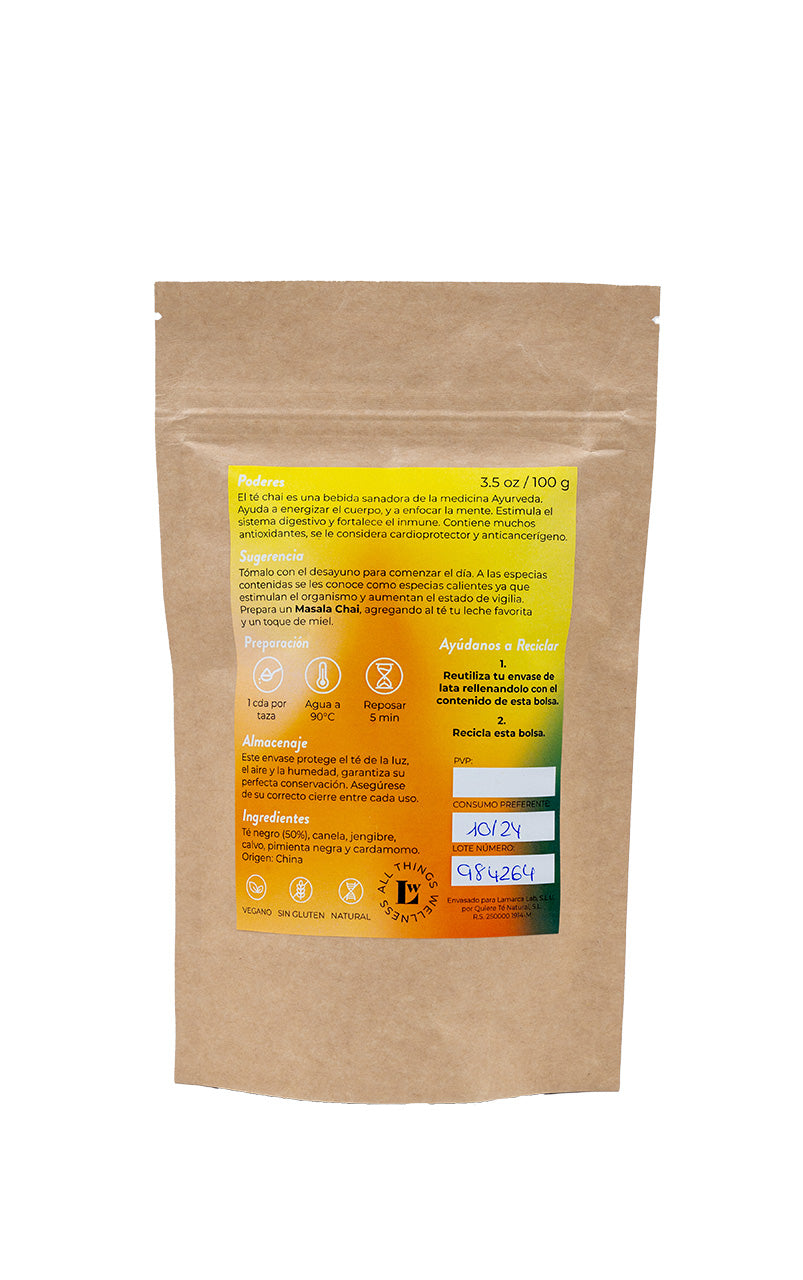 Rise & Chai Refill - Té Energizante