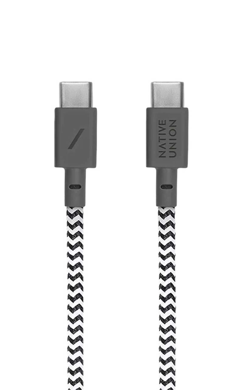 Eco Belt Cable Pro 2.4m USB-C to C Zebra