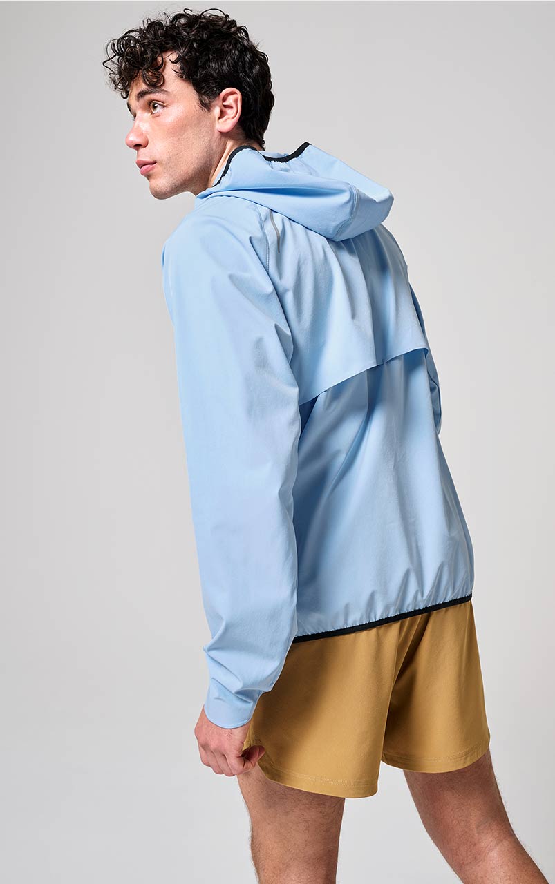 M Dynamic Windbreaker Anorak Sky Blue