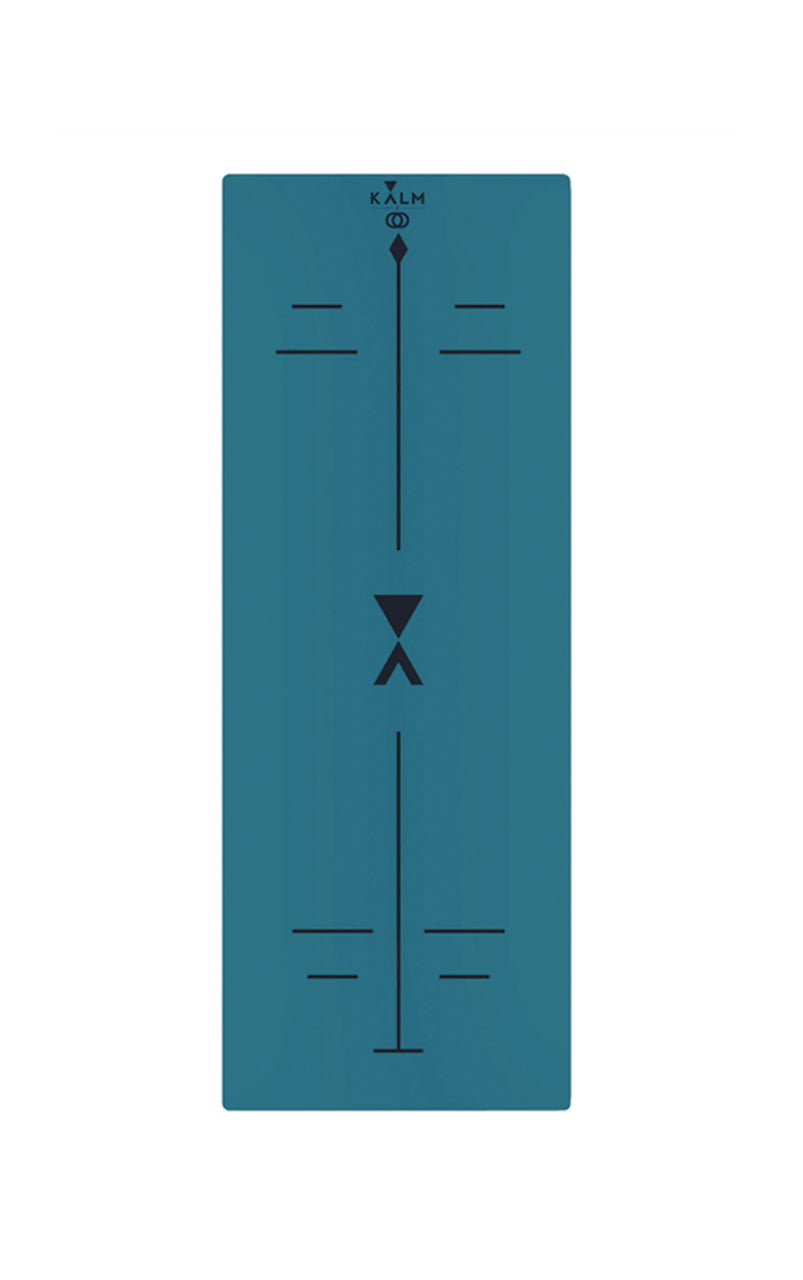KALM X ANNIE MOVES Travel Yoga Mat 2mm. BLUE