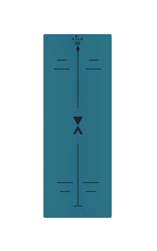 KALM X ANNIE MOVES Travel Yoga Mat 2mm. BLUE