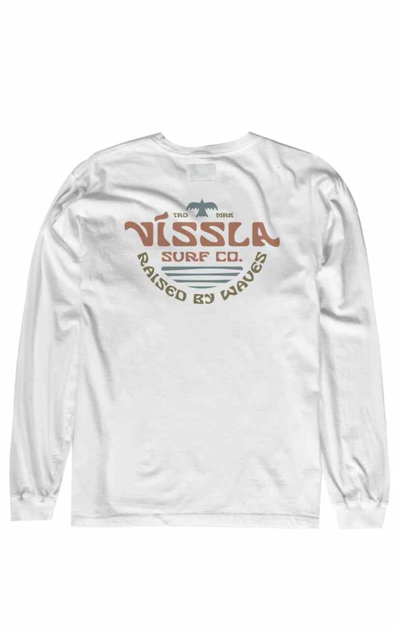 West Winds LS PKT Tee-WHT