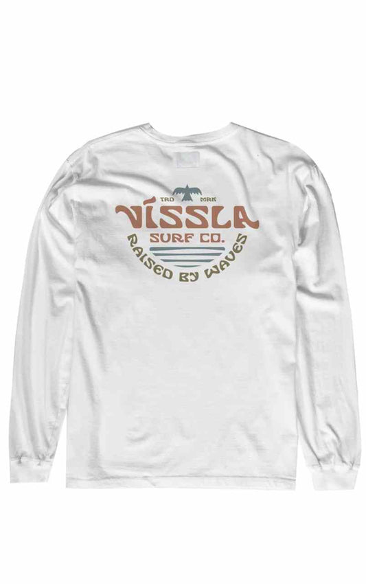 West Winds LS PKT Tee-WHT