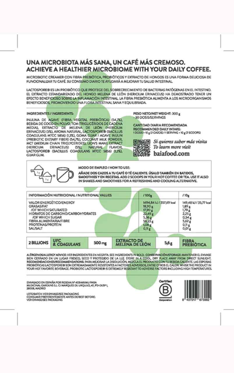 MICROBIOTIC CREAMER 300G