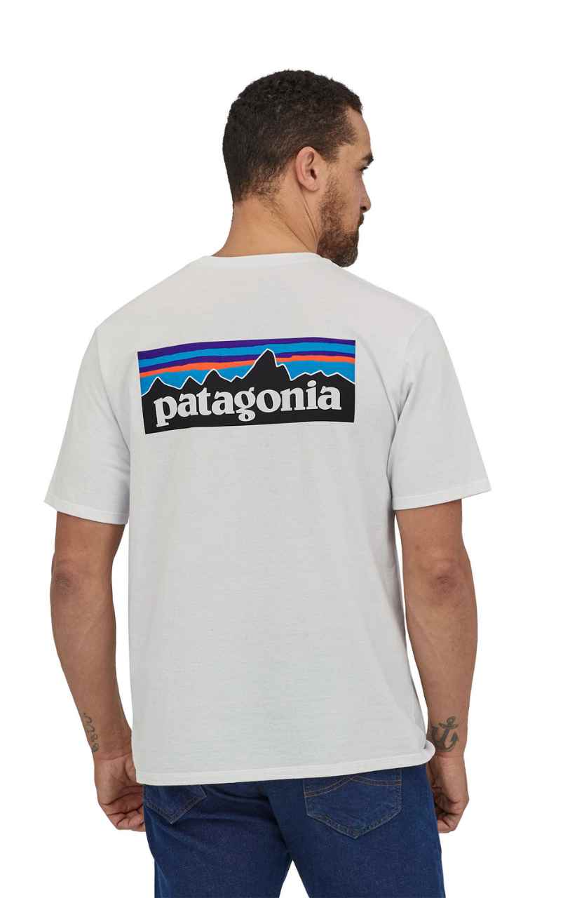 M's P-6 Logo Responsibili-Tee White