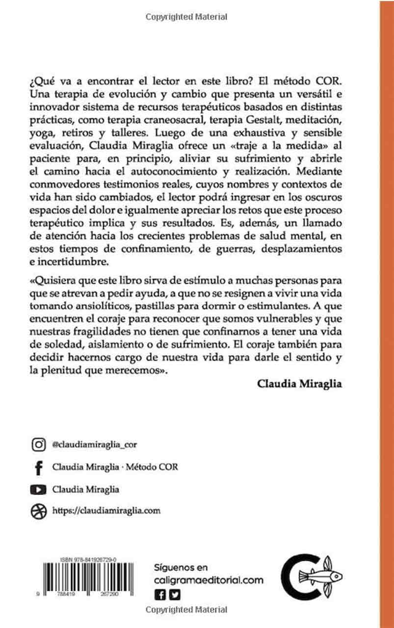 El Método COR. Una terapia de evolución y cambio - Claudia Miraglia