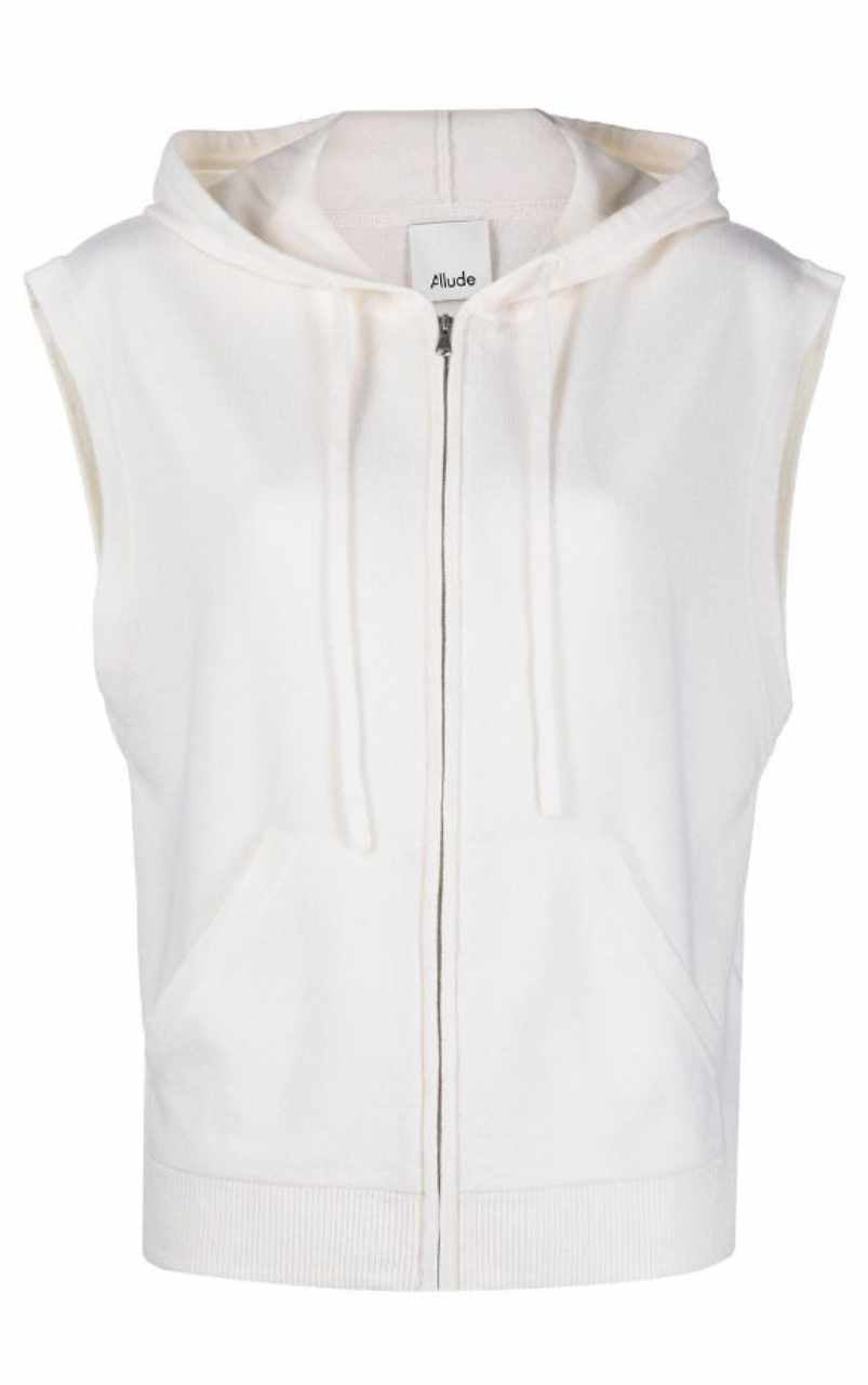 Hoodie-Cardigan 1/8 Beige