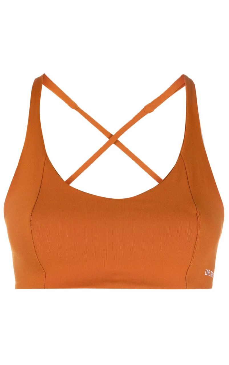 Corset Grid Bra Clay Mineral