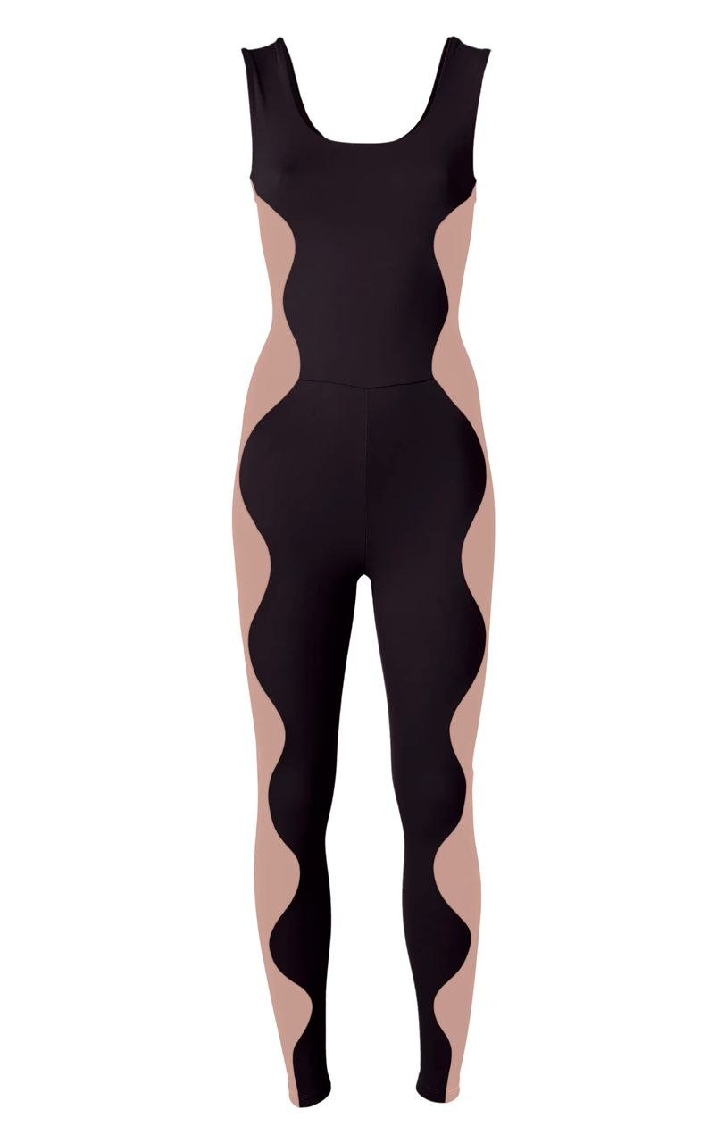 Wave Unitard Black/Shake