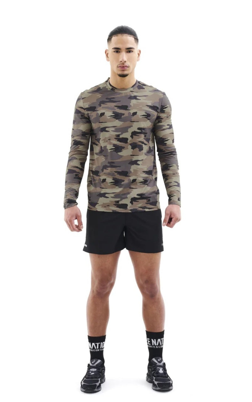 MEN ADRENALIN LS TEE CAMO