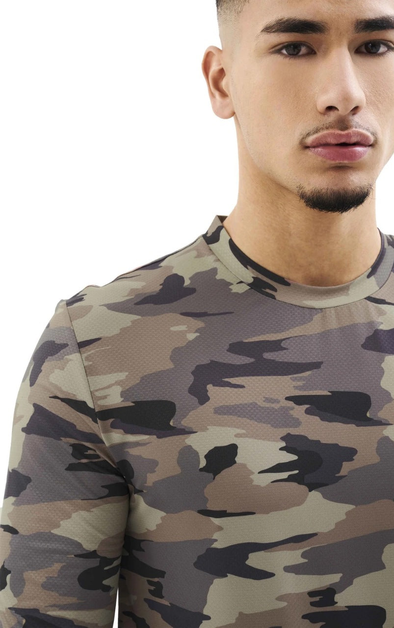 MEN ADRENALIN LS TEE CAMO