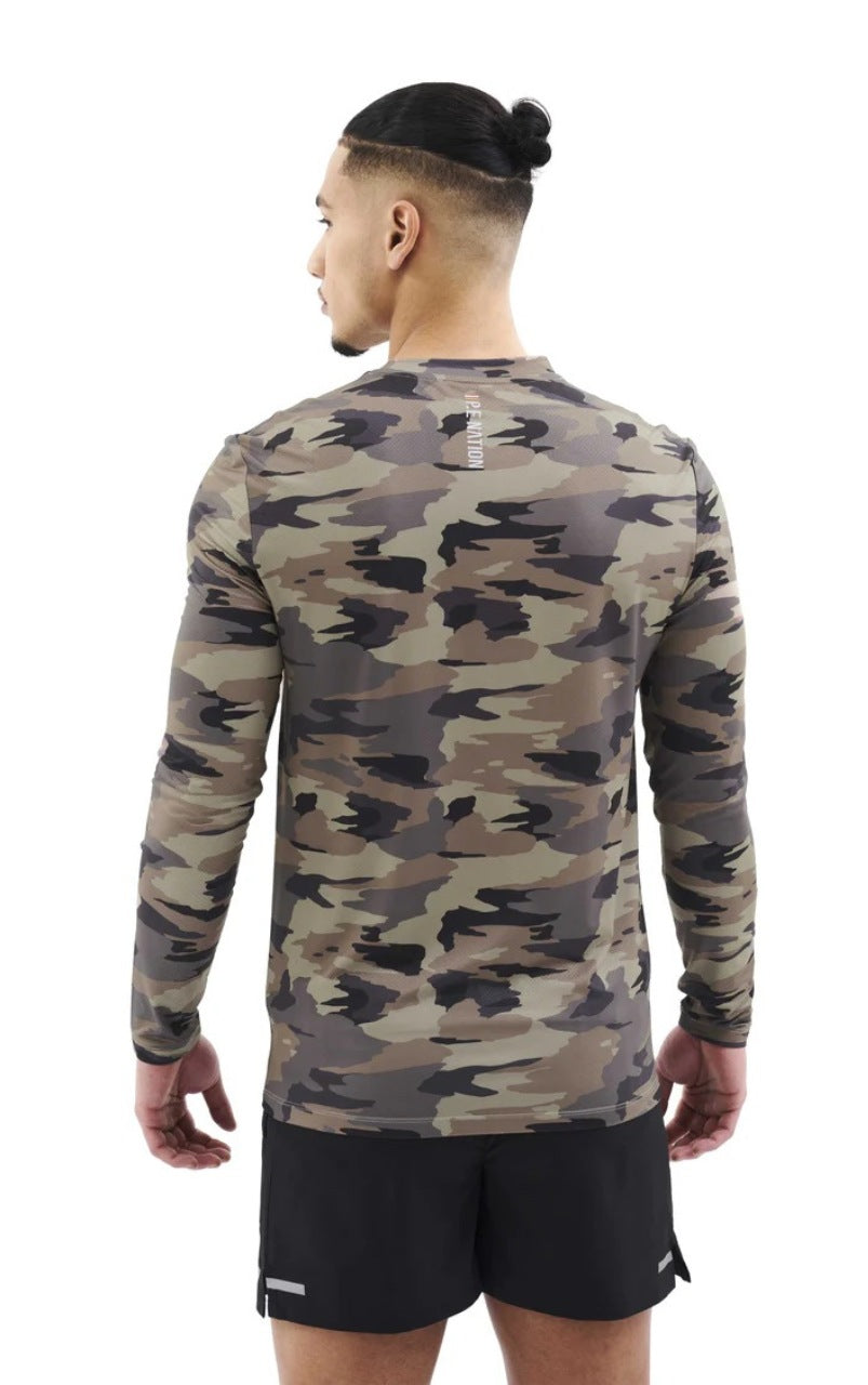 MEN ADRENALIN LS TEE CAMO