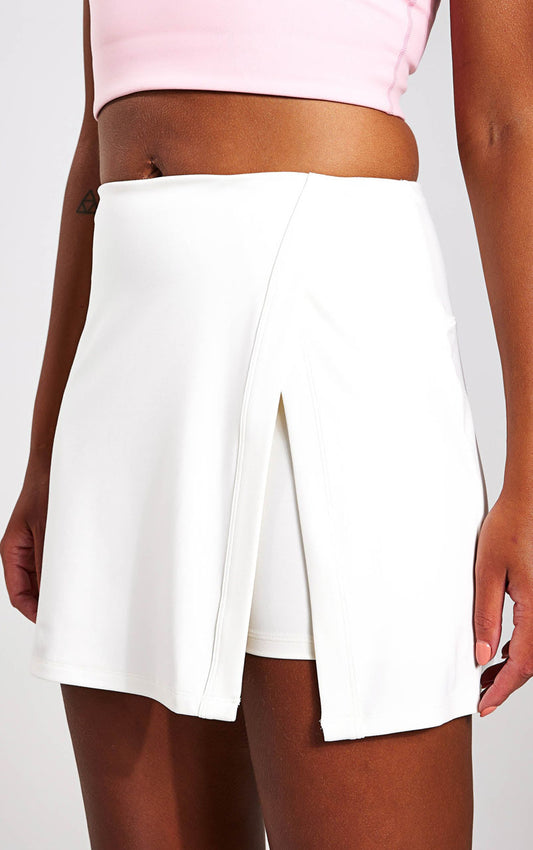 FLOAT Cass Split Skort Ivory