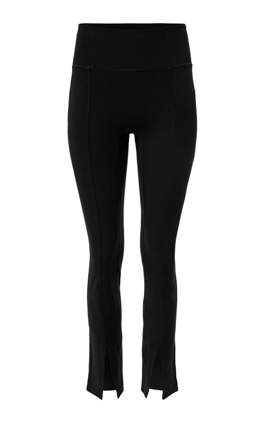 Luxe Split Hem Legging Black