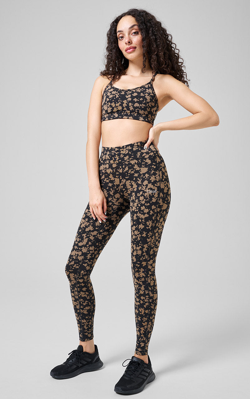Strappy Sports Bra Cosmic Brown