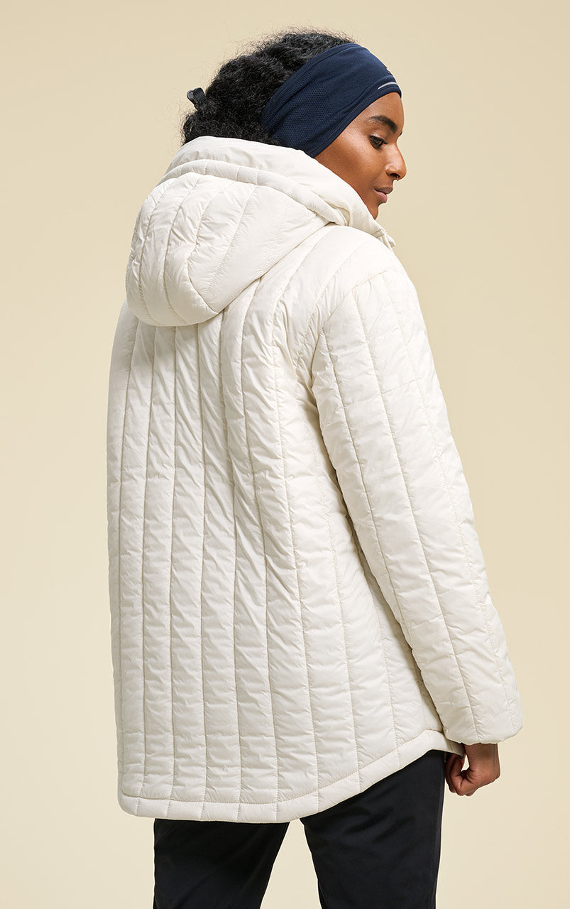 Lighweight Padded Anorak Off White