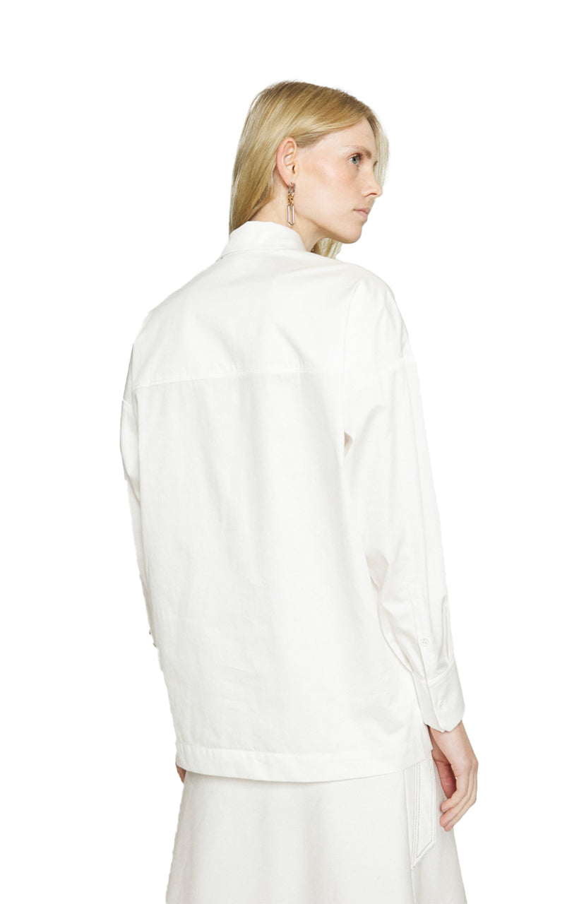 KERAS Shirt Bianco Seta