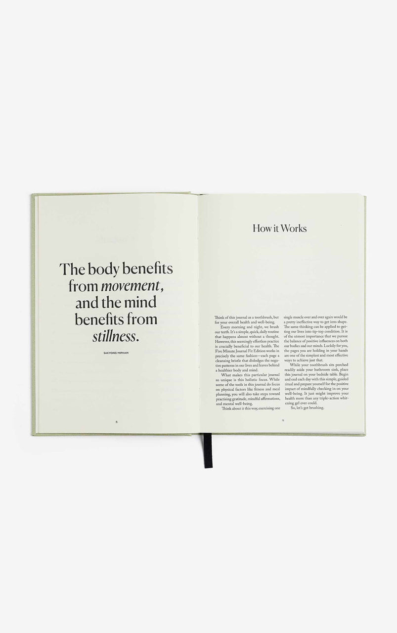 The Five Minute Journal Fit Edition
