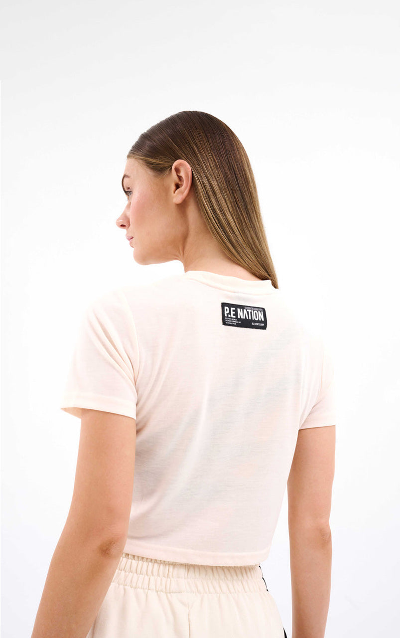 PARALLEL TEE PEARLED IVORY