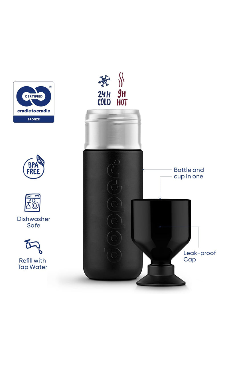 Dopper Insulated (1L) - Blazing Black