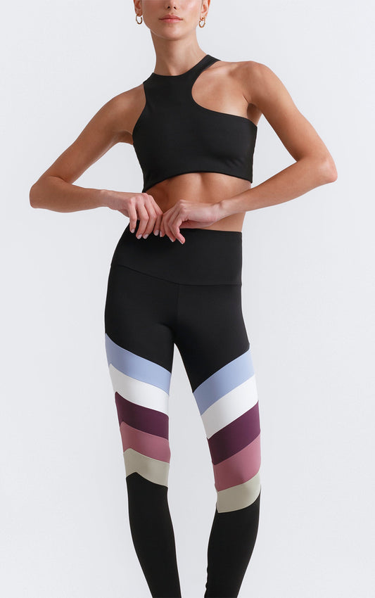 Rainbow Legging Black/Dusk