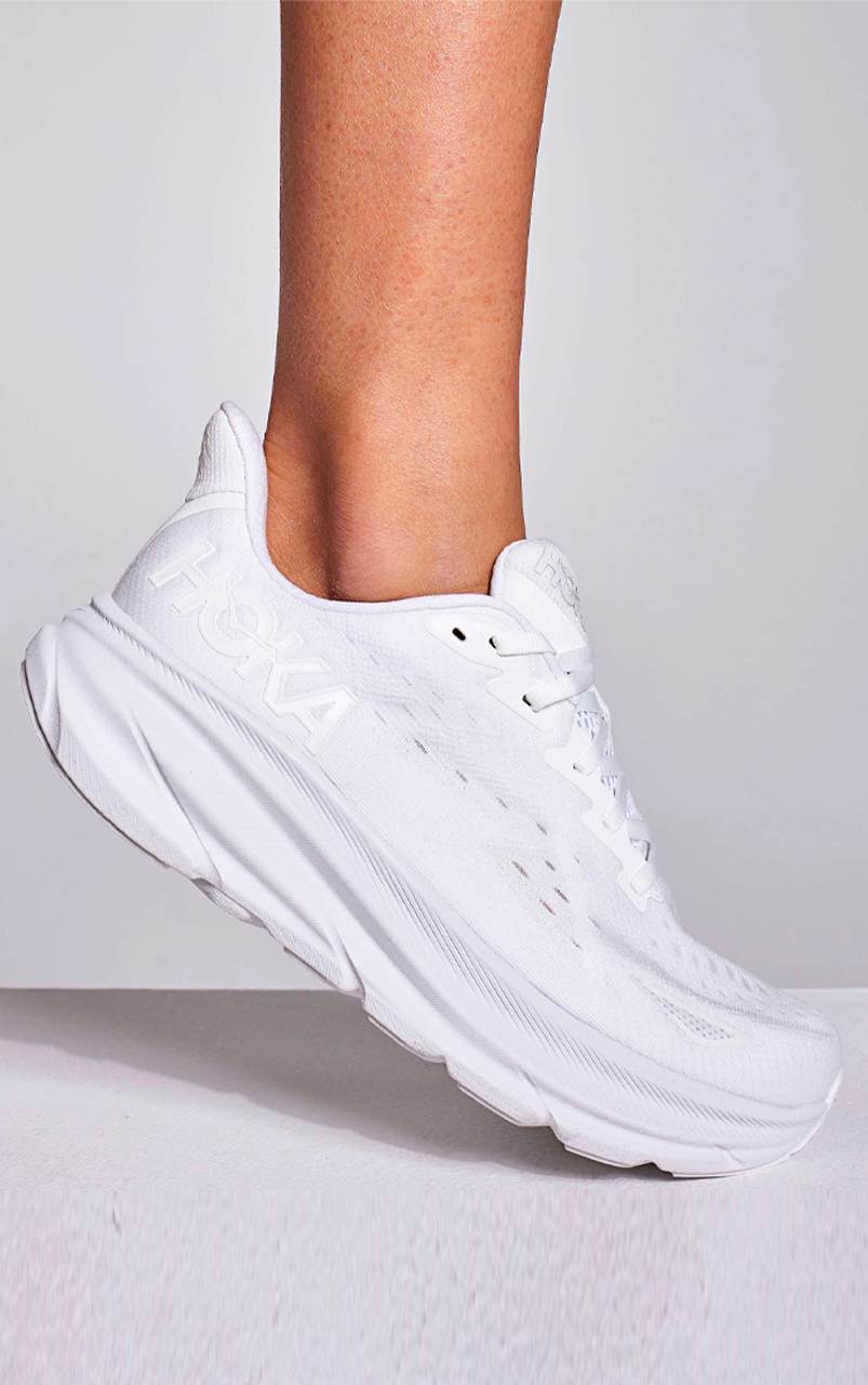 Women's CLIFTON 9 White/White