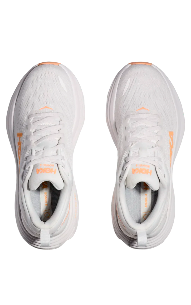 Women's BONDI 8 White/Cantaloupe