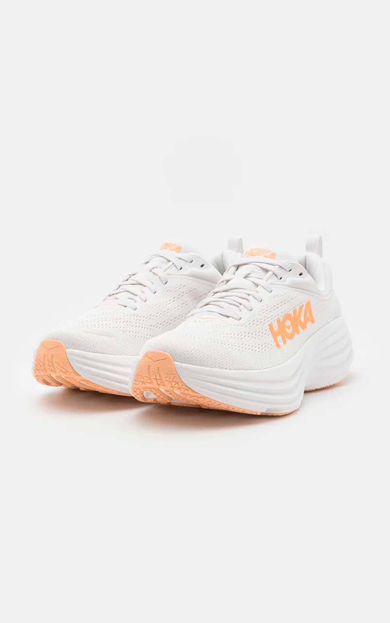 Women's BONDI 8 White/Cantaloupe
