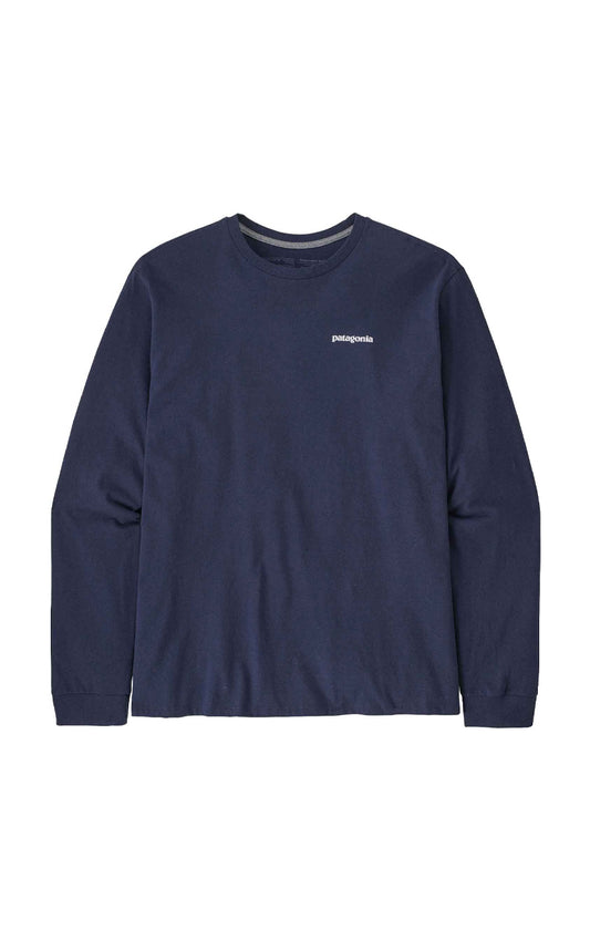 M's L/S P-6 Logo Responsibili-Tee New Navy