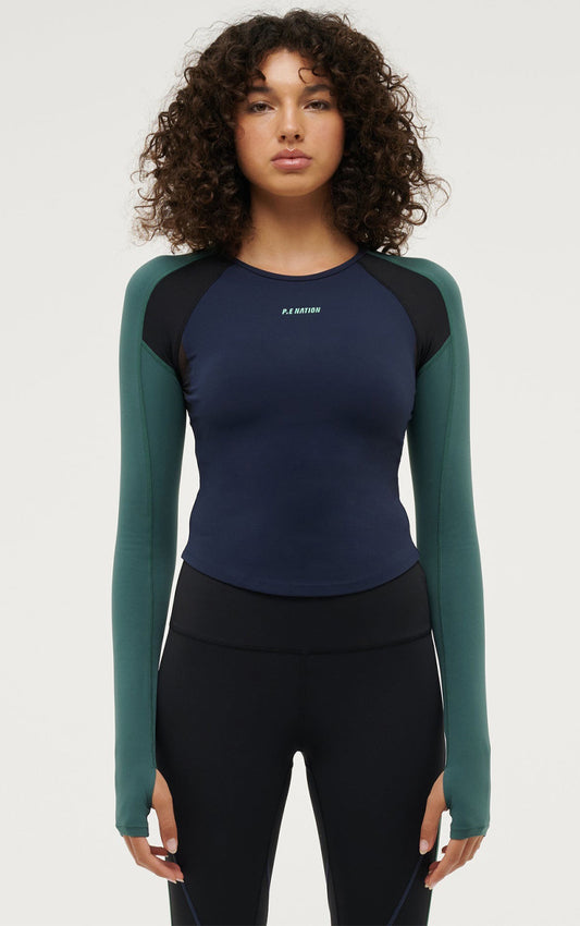 TAKEOVER LS TOP DARK NAVY
