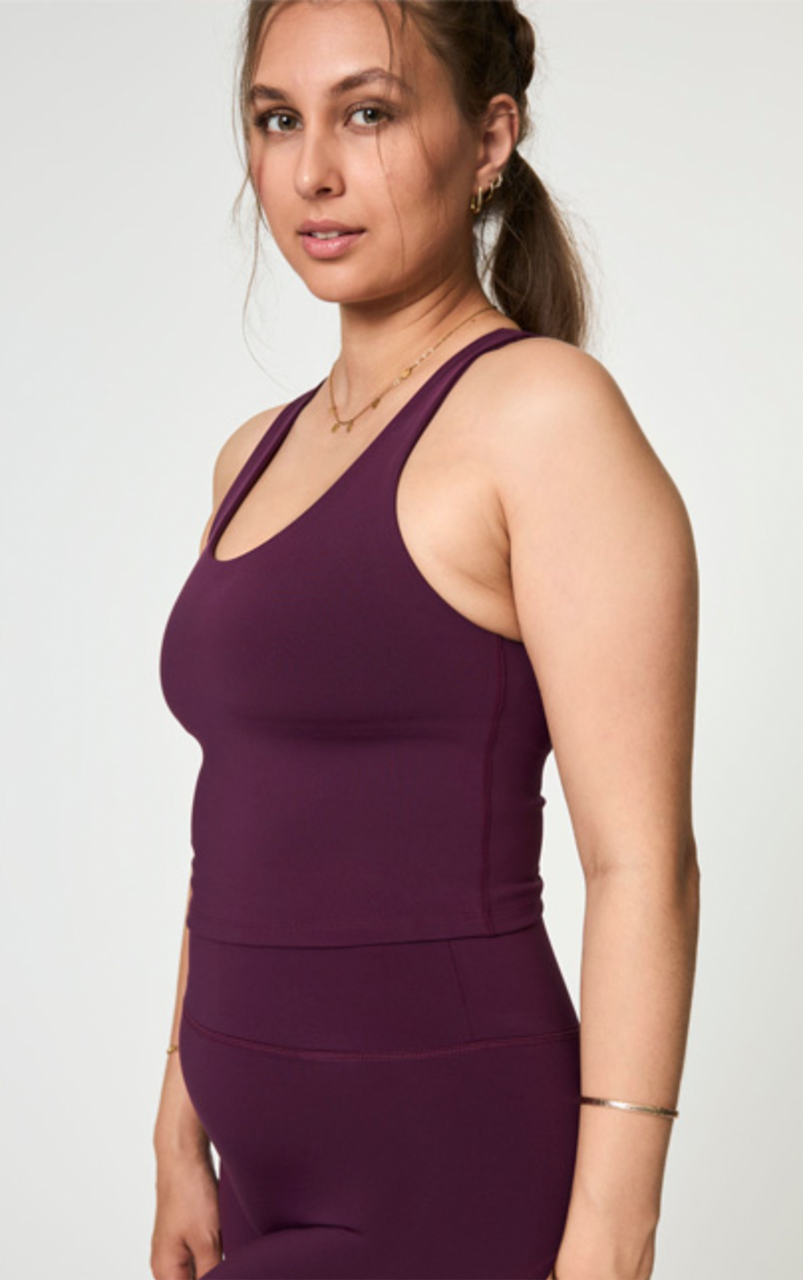 Luxe Scoop Tank Lenten Rose