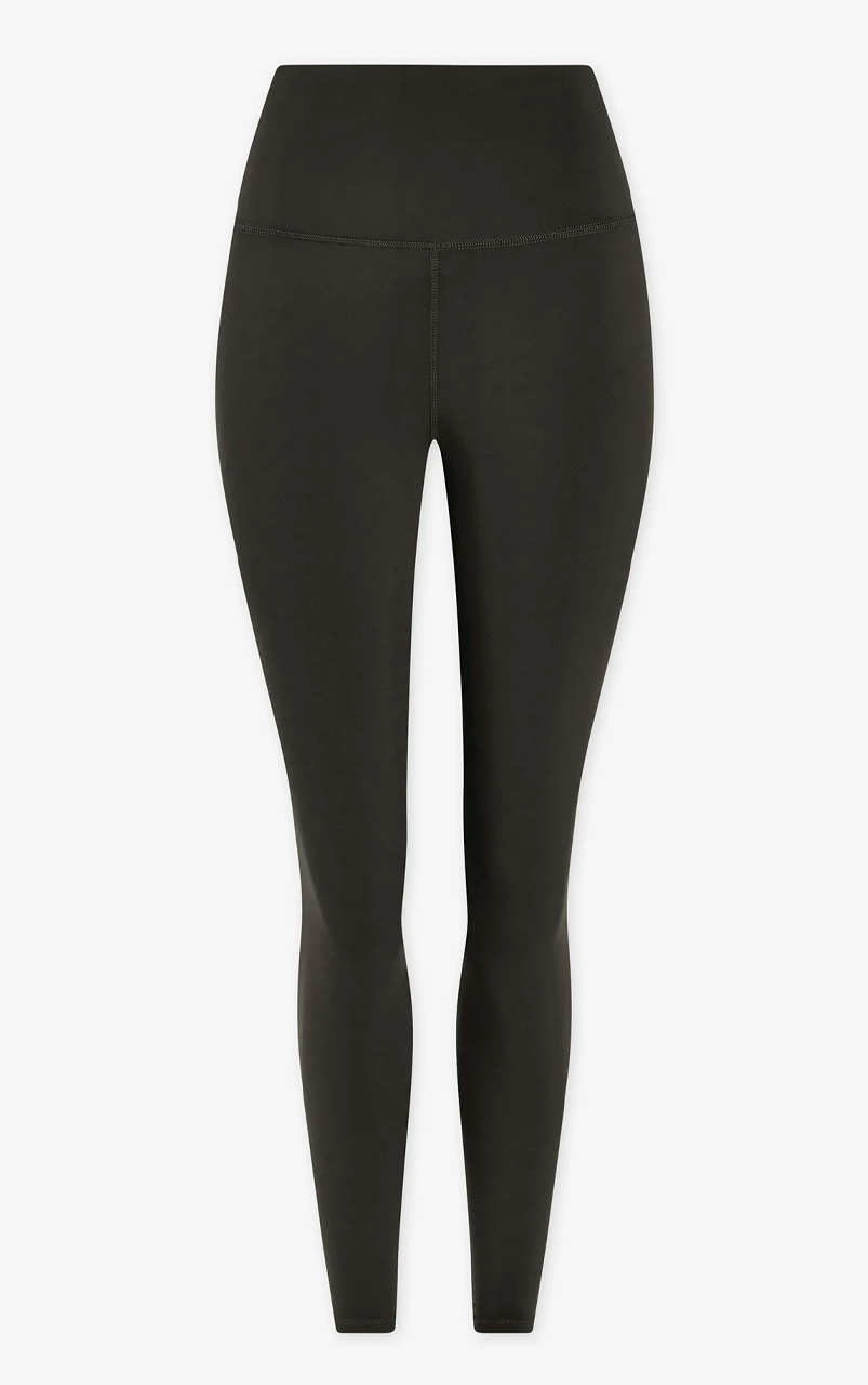 freesoft high rise legging 25 dark resin green