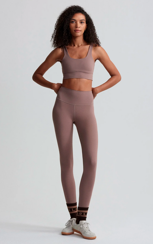 freesoft high rise legging 25 deep taupe