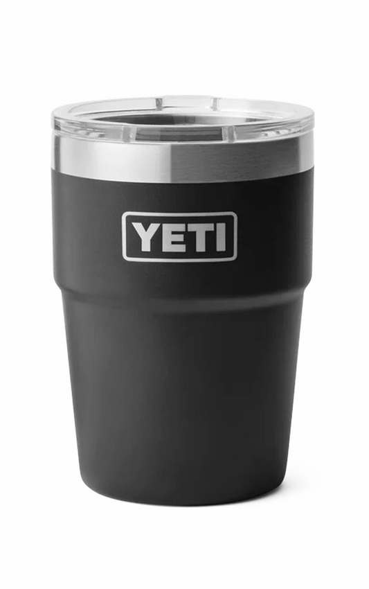 Single 16 Oz (473 ml) Stackable Cup V2. Black