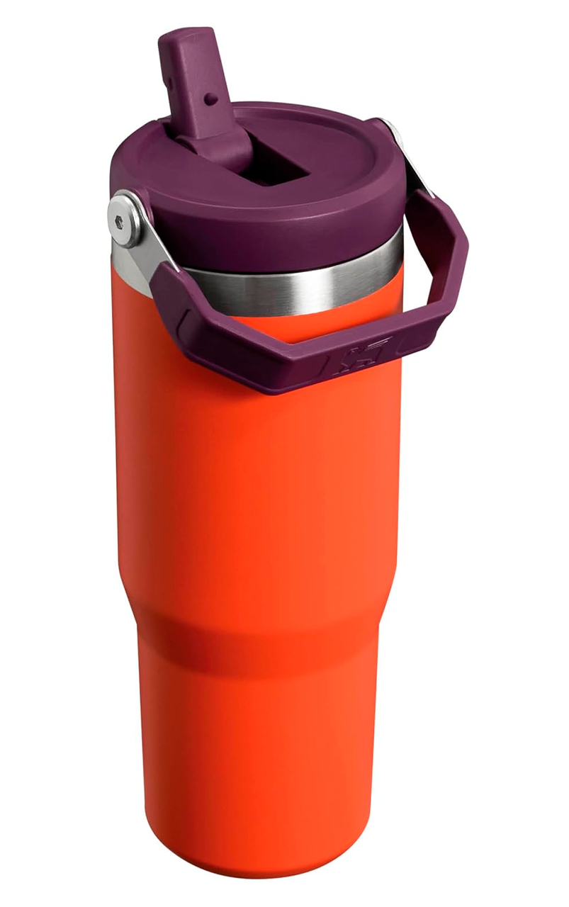 Bote pajita abatible Classic 0.89L Naranja