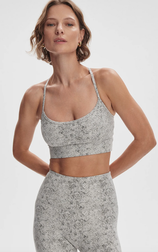 move irena bra ivory textured snake