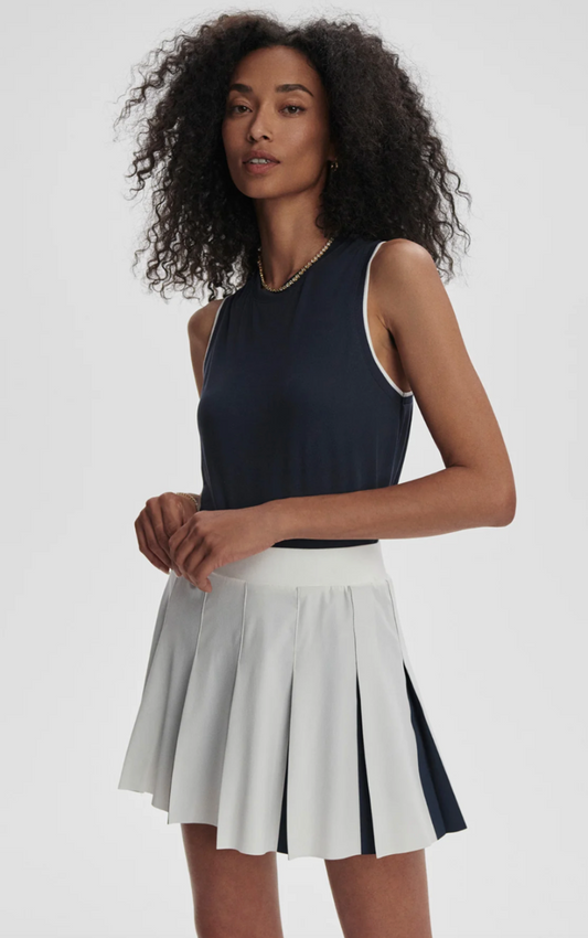 bronte 2 in 1 skirt 15.5 white/ blue nights