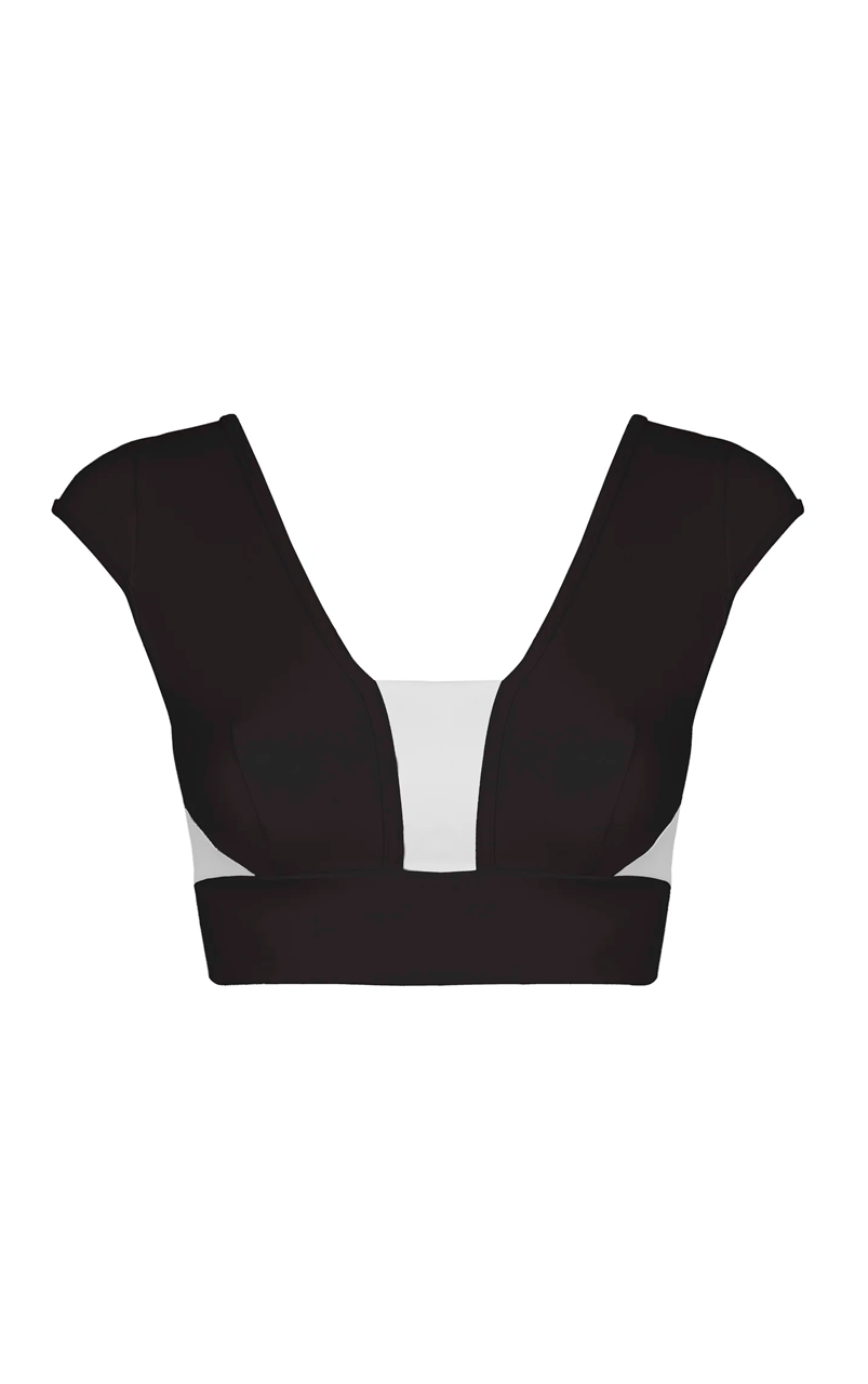 Sienna Top Black / Chantilly