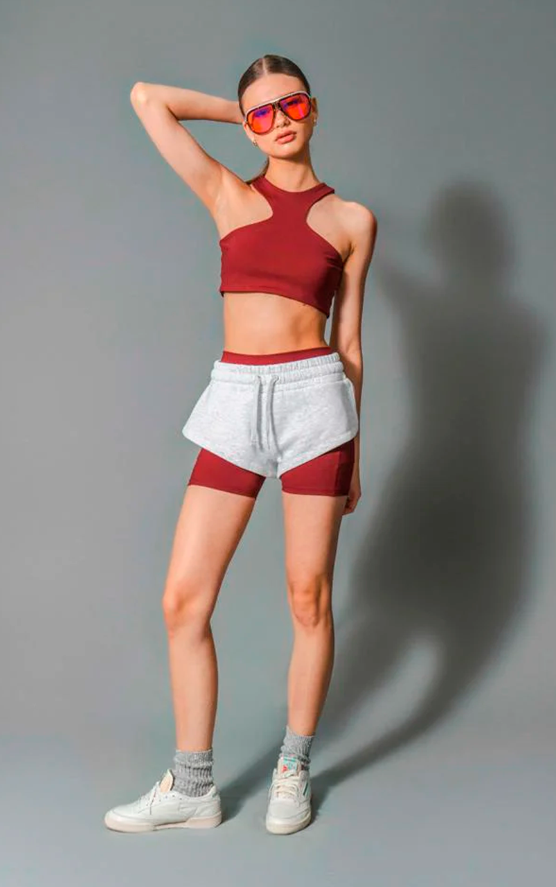 Sofia Short Grey
