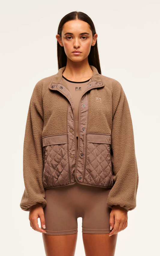 TECHNIQUE QUILT JACKET FOSSIL