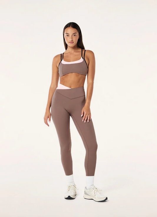 WANDER F/L LEGGING CLAY / CHALK PINK