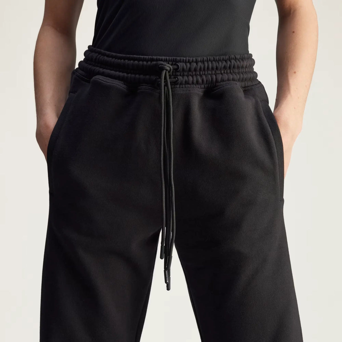 aSMC STRAIGHT PANTS BLACK
