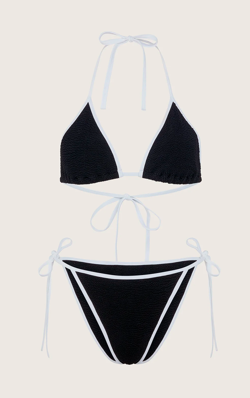Gina Bikini Contrast Black/White