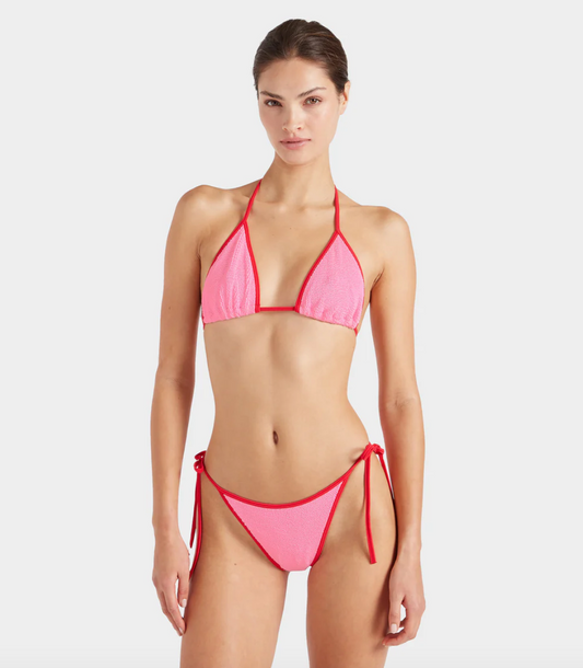 Gina Bikini Contrast Bubblegum/Red