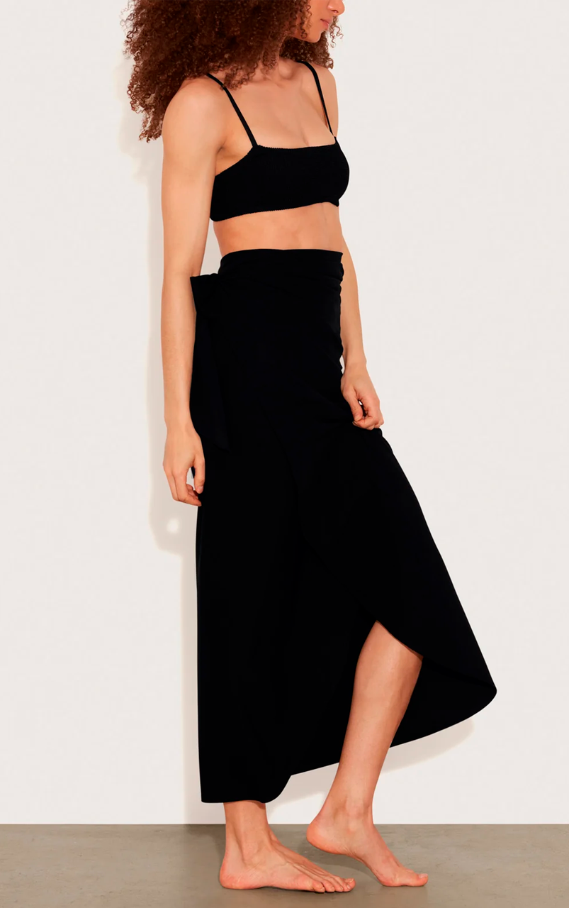 Long Sarong Black