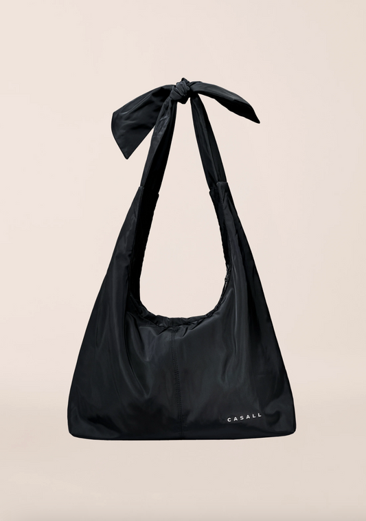 Tied Up Daily Tote Bag Black