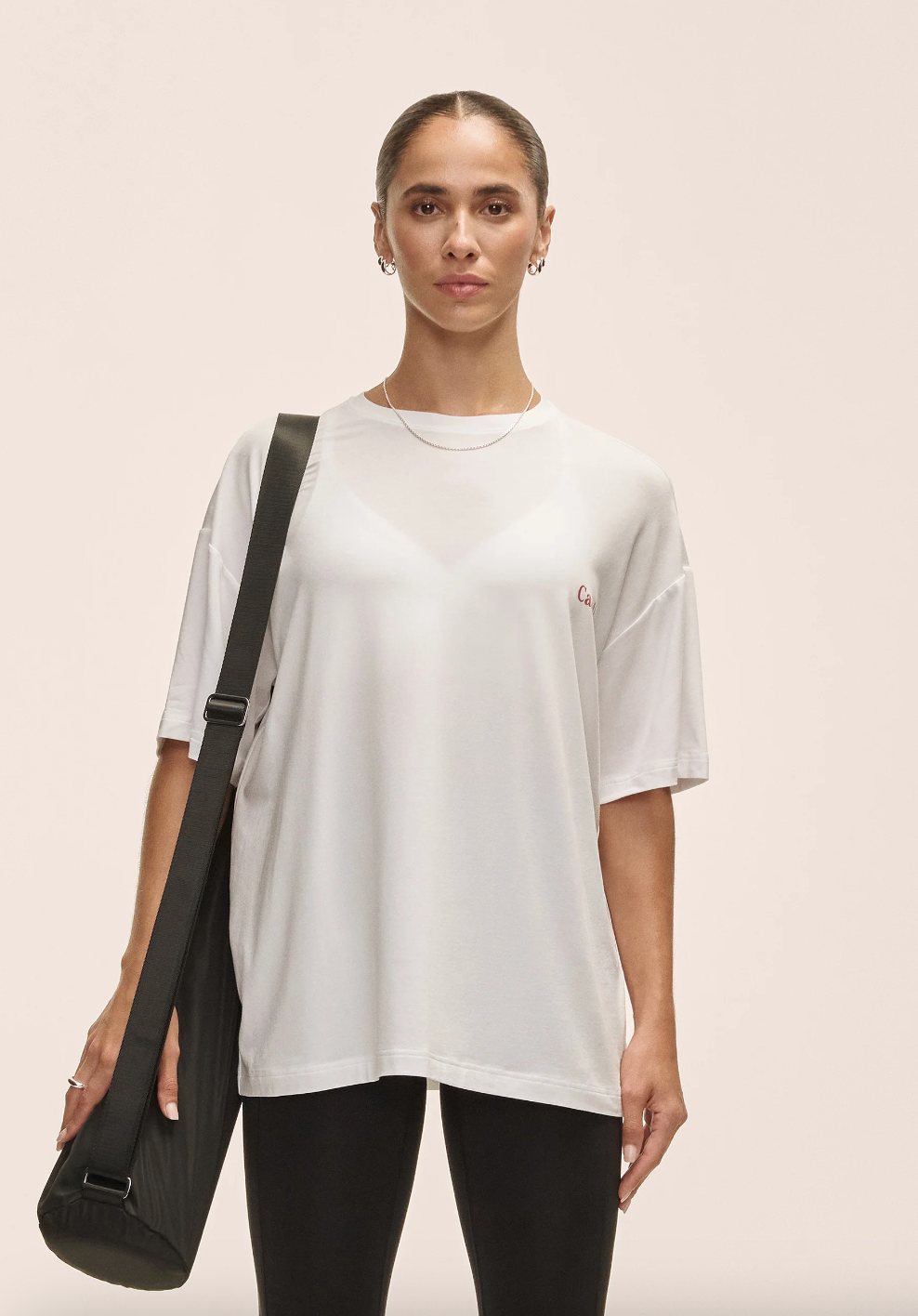 Oversized Cotton Tee White
