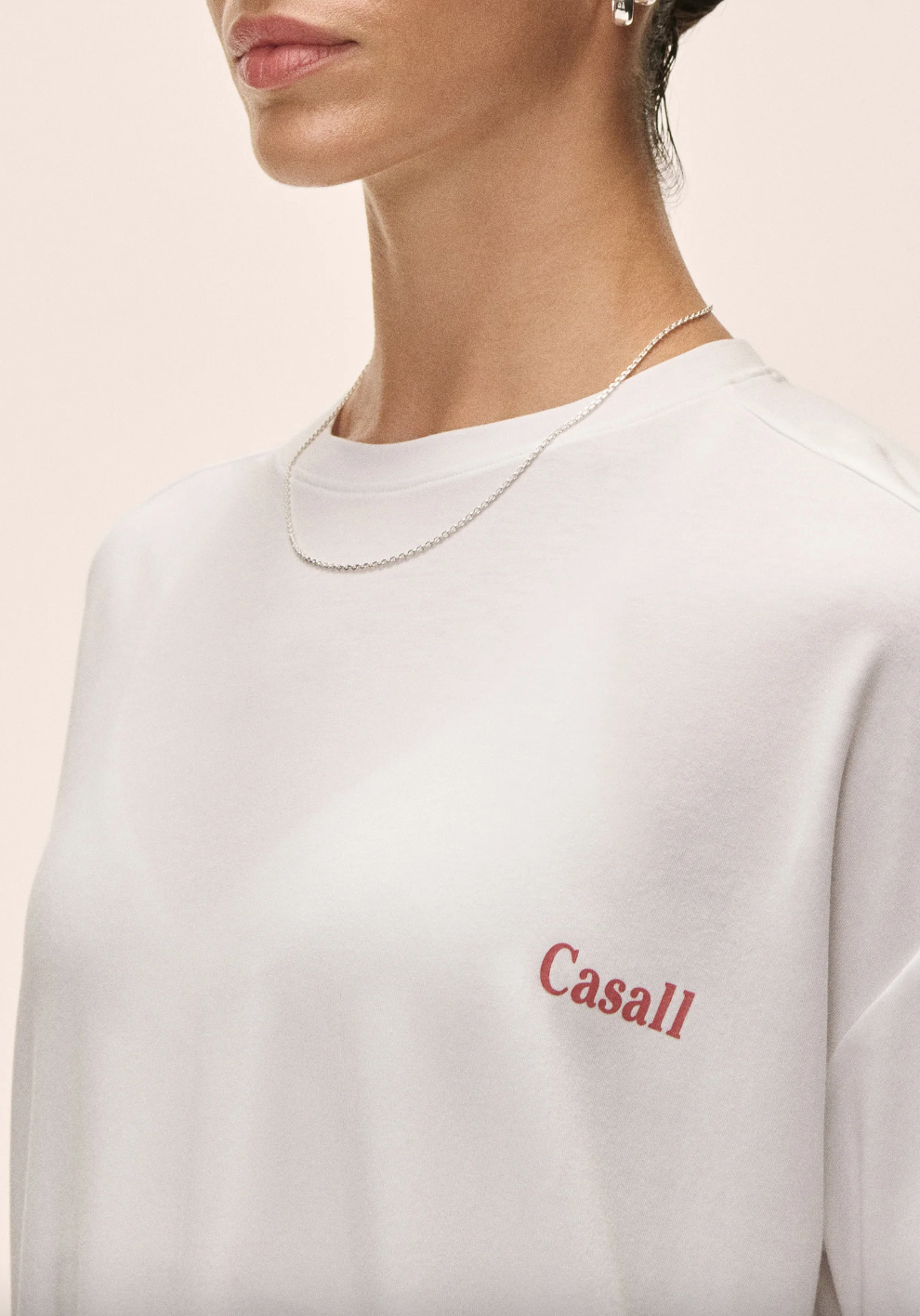 Oversized Cotton Tee White