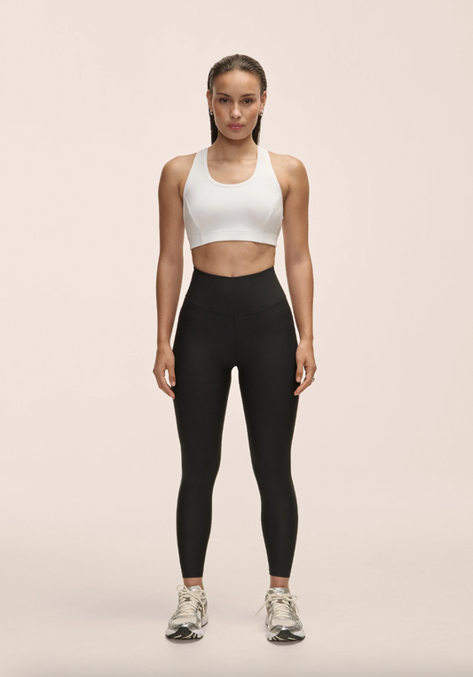 Graphic High Waist Tights Black